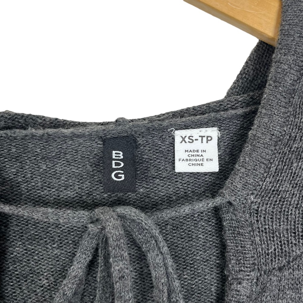 Urban Outfitters BDG Hoodie Ribbed Sleeves Pullover Sweater - Picture 8 of 8